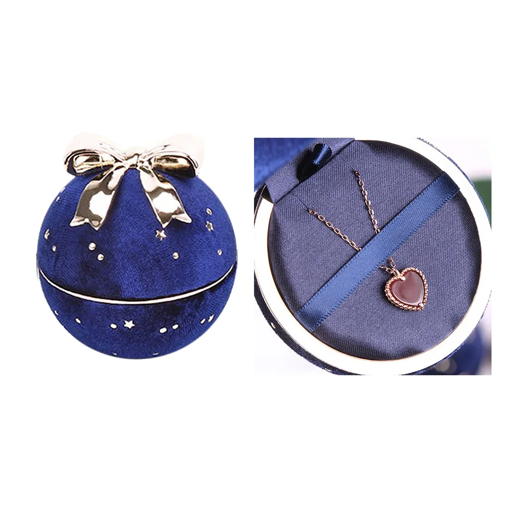 

Jewelry Storage Box for Rings Pendant Double Box for Wedding Rings