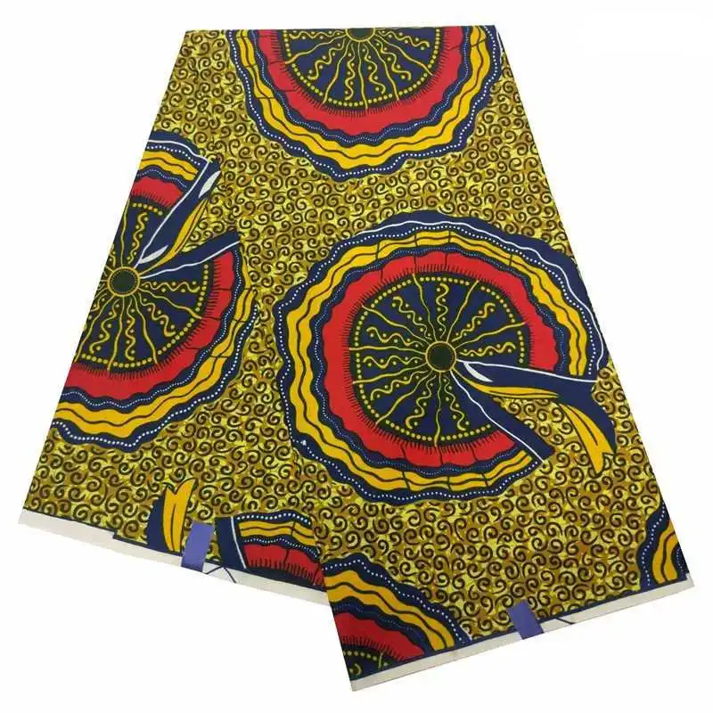 

african wax prints fabric 100% cotton wax 2019 african print fabric nigerian ankara africain clothes wax fabric for women dress