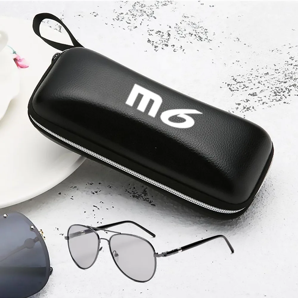 

For Mazda 3 6 2010 2014 2015 2016 Sunglasses Reading Glasses Hard Zipper Box Pouch Case customizable patterns Car accessories