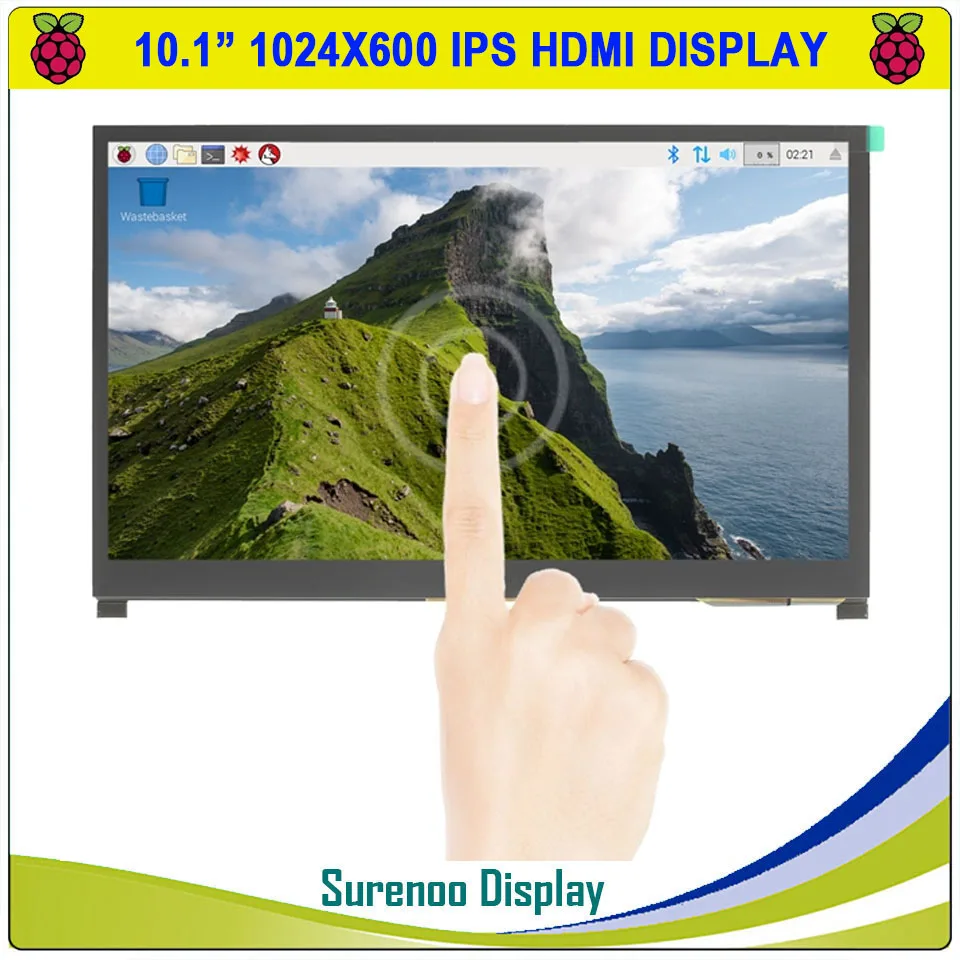10 1 дюймовый 1024*600 HDMI-совместимый IPS TFT ЖК-модуль дисплей экран монитора USB