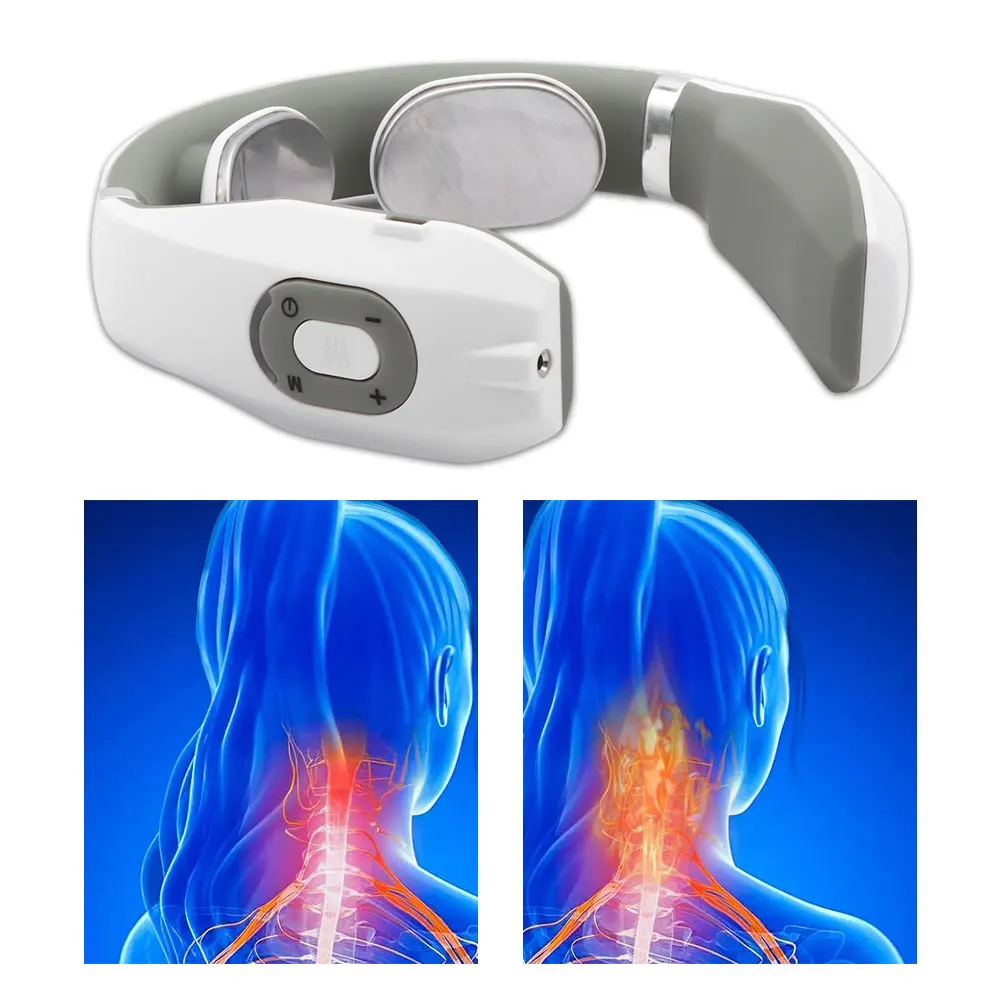 

Умный массажер для шеи, низкочастотный импульсный массажер, многофункциональный портативный инструмент для ухода за здоровьем и расслабле...