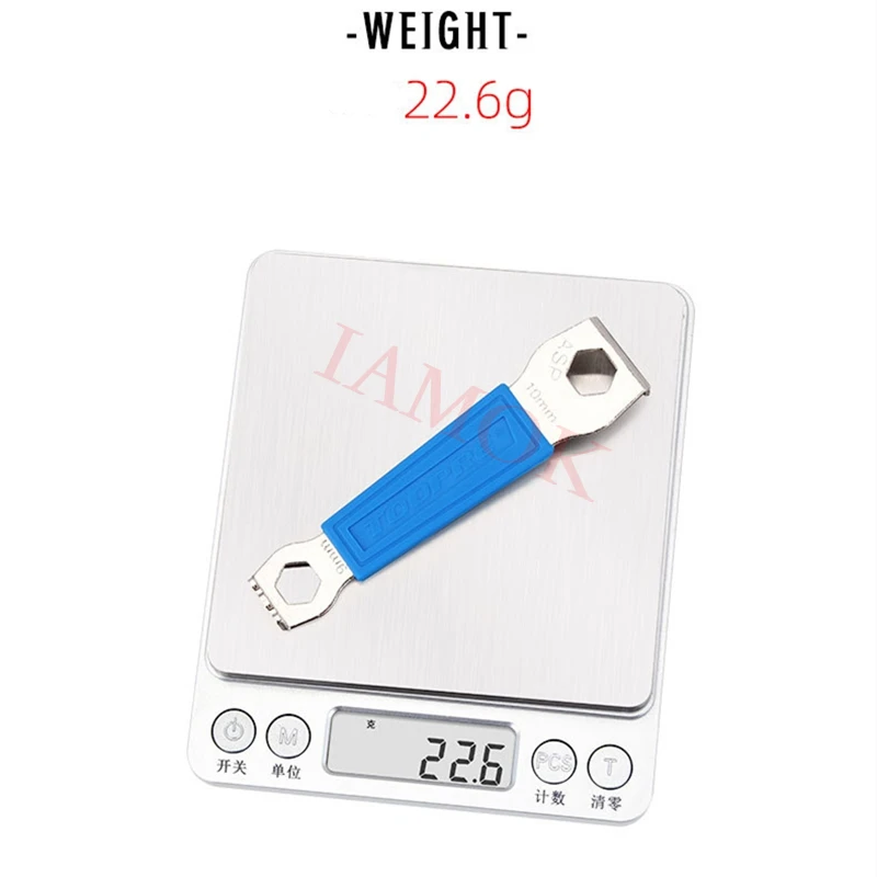 Велосипедный гаечный ключ TOOPRE 23g синяя/серебряная звезда крепкий сталь Iamok