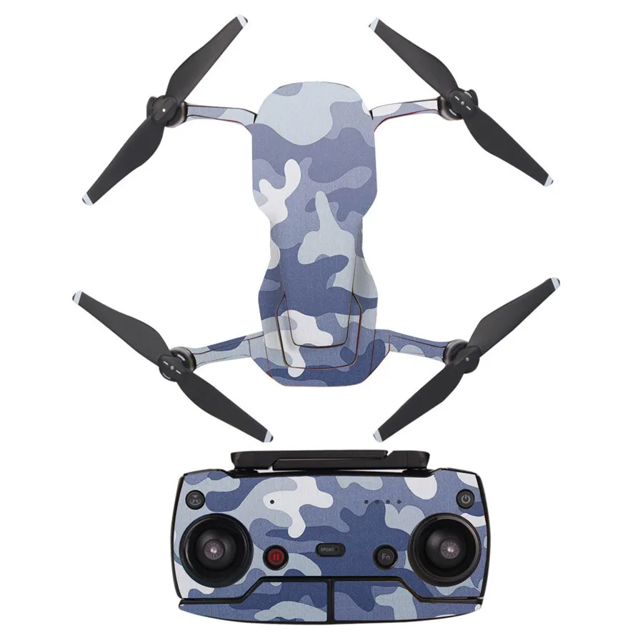 14 видов стилей камуфляжная наклейка из ПВХ для DJI Mavic Air Drone + пульт дистанционного