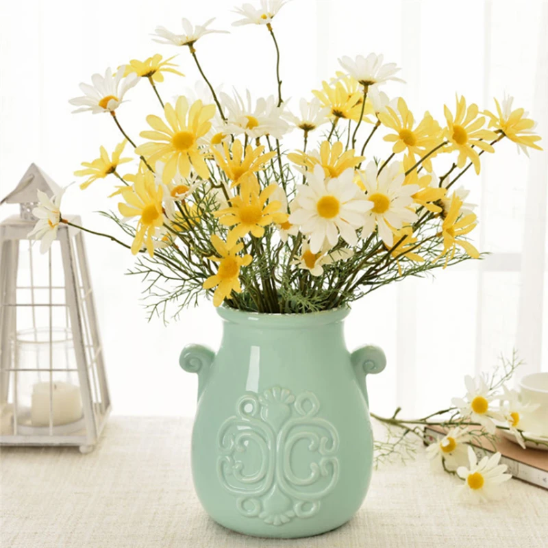 Искусственная ромашка цветы Космос шелковые искусственные декоративные тычинки