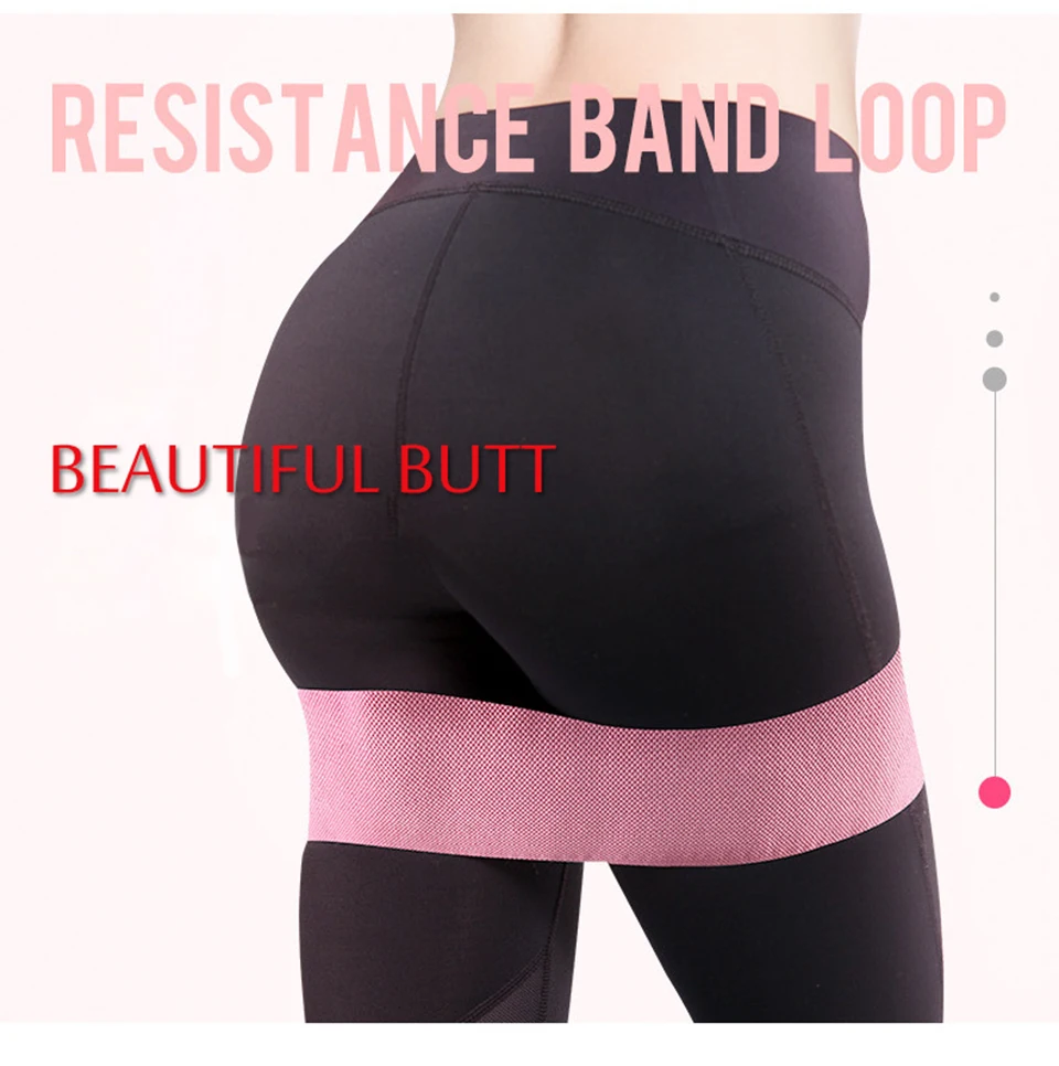 

Elastic Resistance Bands Hip Circle Exercise Cotton Bands Thigh Butt Squat Fitness Rubber Bands Elastic Workout Glute Loop