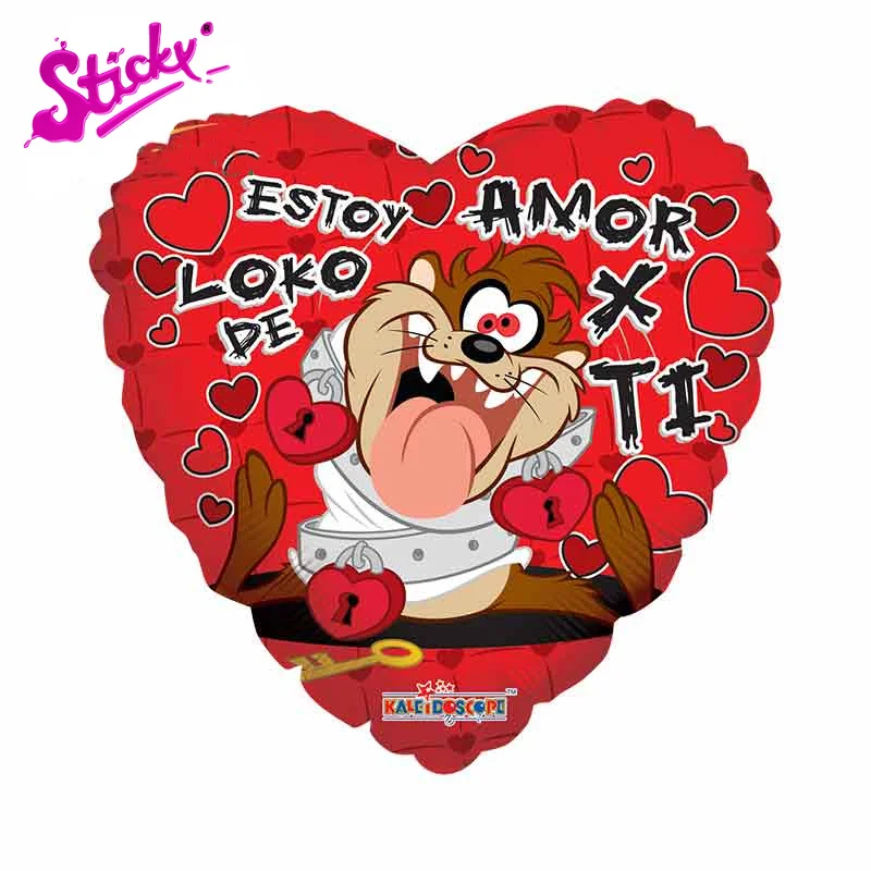 

STICKY Tasmanian Devil For TAZ Love Anime Car Sticker Decal Decor Motorcycle Off-road Laptop Trunk Guitar Vinyl Sticker