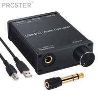 prozor usb dac audio converter with headphone amplifier coaxial spdif converter digital to analog usb audio sound card