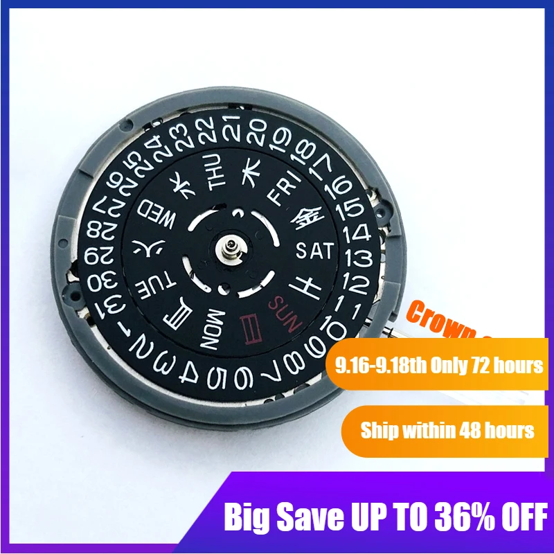 

Watch Automatic mechanical movement nh36 Movement Crown at 3.8 Japan Kanji dial Fit Seiko 5 SKX007 SKX009 SRPD Man Watch Repair