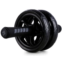 muscle exercise equipment home fitness equipment double wheel abdominal power wheel ab roller gym roller trainer training