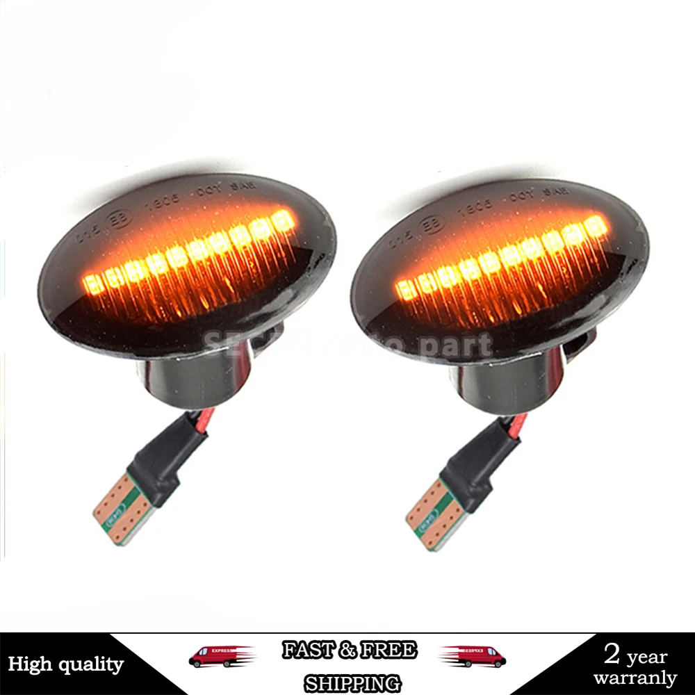 

Динамический дневной сигнал поворота, боковой ретранслятор, панельные лампы для Fiat 500 Ford KA Lancia YPSILON Maserati