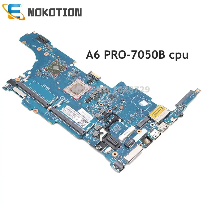 

Материнская плата NOKOTION 768794-601 768794-001 для ноутбука HP 745 G2, материнская плата A6 PRO-7050B CPU DDR3, полный тест