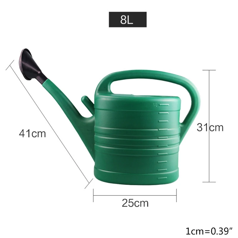 

T3EC Garden Watering Can with Long Mouth Handle Large Capacity 5/8L Watering Kettle Sprinkler for Indoor Outdoor Flower Plants