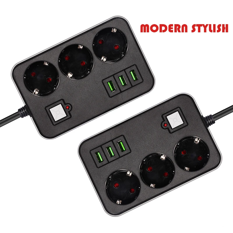 Удлинитель с 2 розетками и 3 Usb-портами 1 8 м | Строительство ремонт