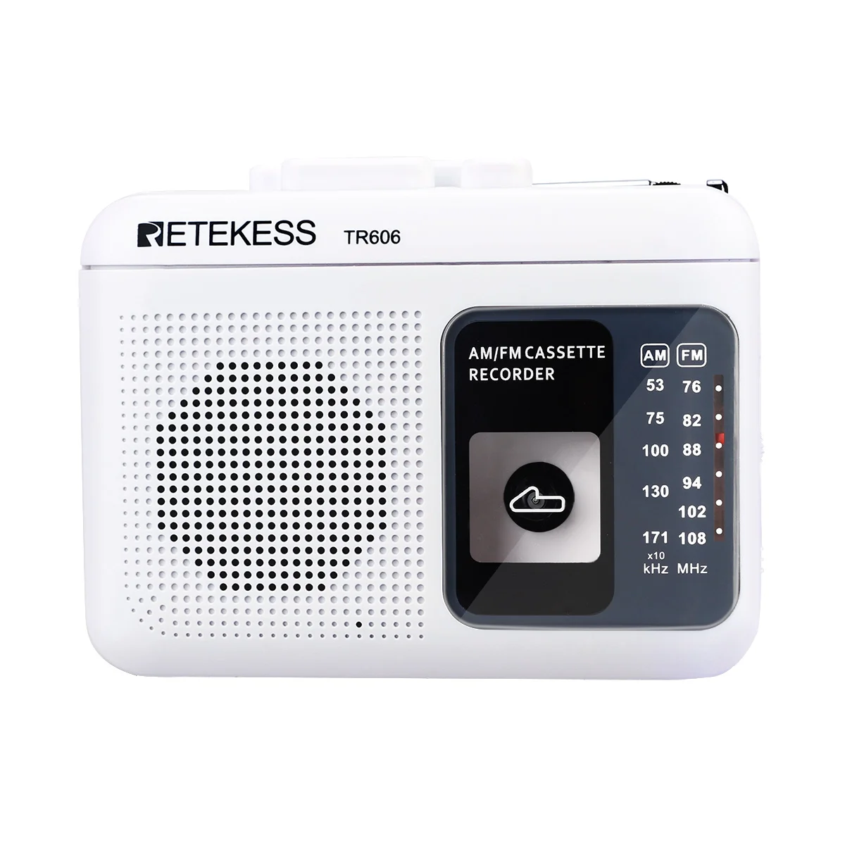 Retekess TR606 FM/AM портативное радио с кассетным воспроизведением диктофона встроенный усилитель