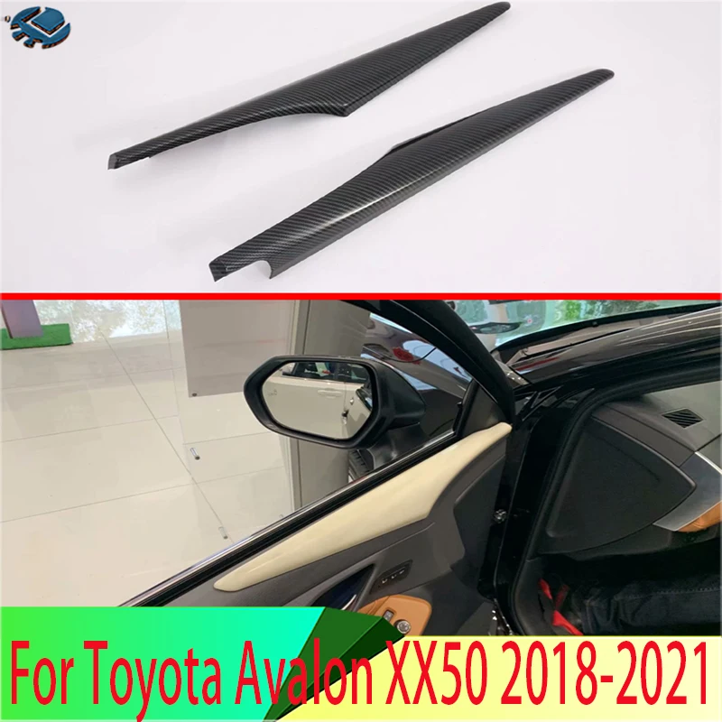 

For Toyota Avalon XX50 2018-2022 Car Inside Door Garnish Body Trim Accent Molding Cover Bezel Styling Protector