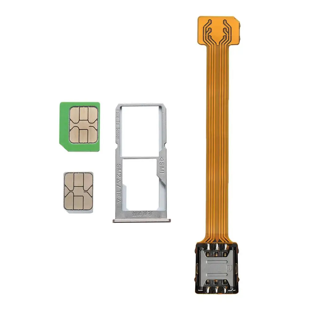 3 8/10 см гибридный двойной SIM-карта SD адаптер для Android удлинитель 2 Nano Micro SIM телефона