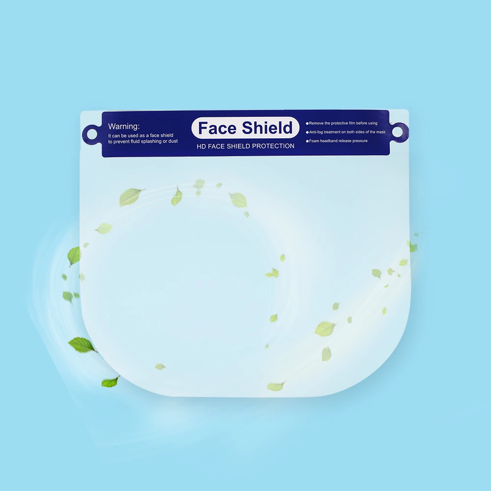 

Unisex Disposable Safety Face Shield Fluid Resistant Full Face Mask Shield Anti Spitting Dust Work Safety Protection Mask