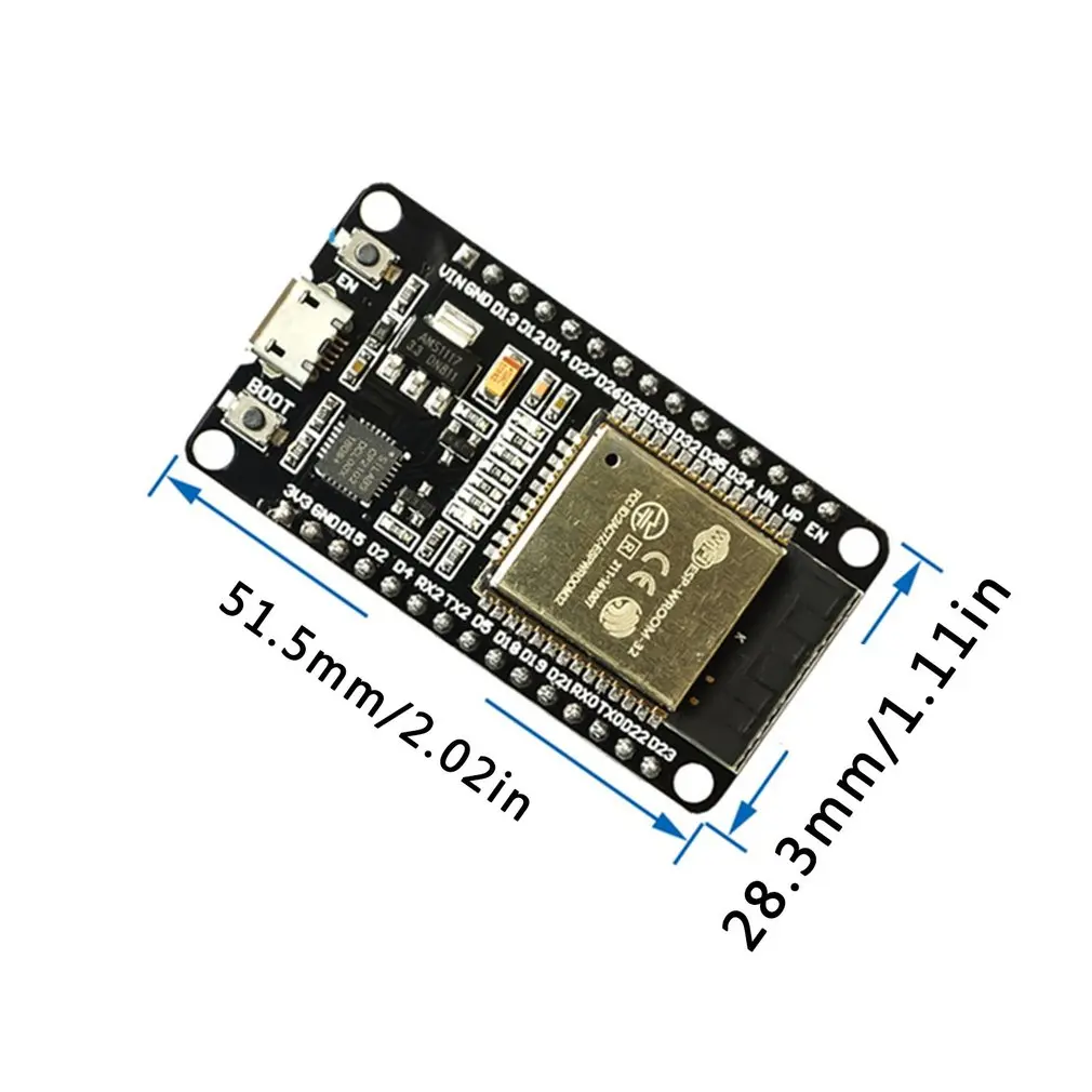 Детская плата ESP32 беспроводная Wi-Fi Bluetooth совместимая с двухъядерным процессором
