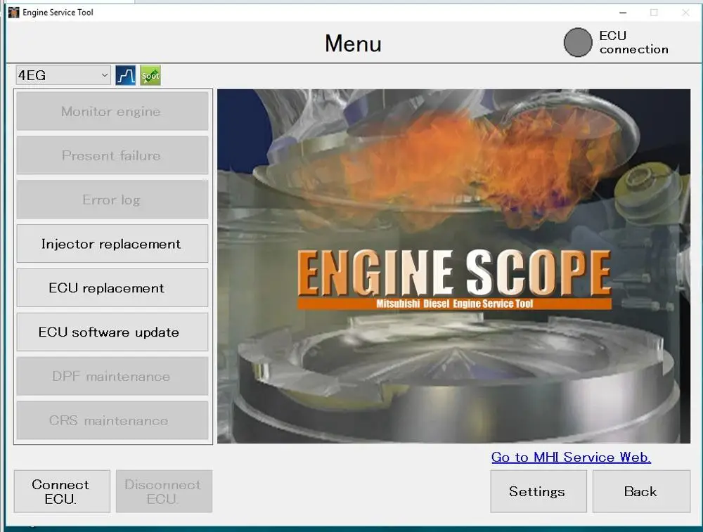 Прибор для обслуживания дизельного двигателя + генератор ключей Mitsubishi|winols damos|winols