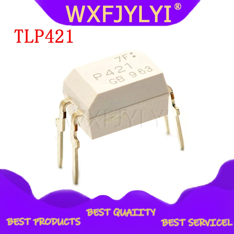 10 шт./лот оптопары P421 TLP421 P421GR DIP 4 выгодный транзистор GaAs Ired & Photo|Интегральные