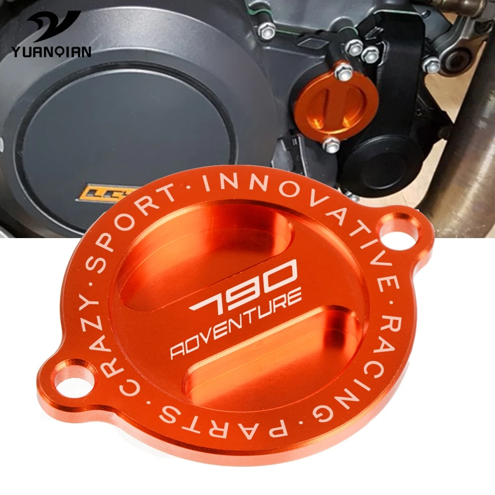 

Аксессуары для мотоциклов CNC масляный фильтр двигателя защитная крышка насоса для 790 приключений R 790 приключений S 790 приключений 2019-