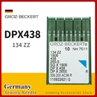 10 шт. иглы DPX438 Groz-Beckert для промышленных швейных машин зигзаг, аксессуары, детали 134ZZ 1906 подходит для JUKI 2280