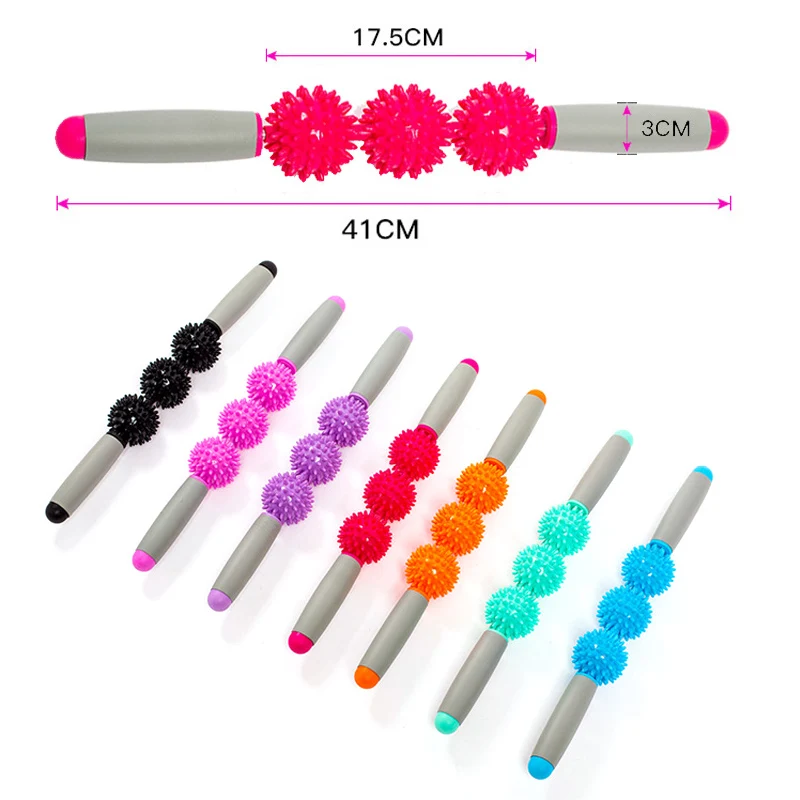 

Yoga Massage Stick Roller Health Care Tools Massager Fitness Equipment for Home Gym Muscle Body Relax Massage Roller Sticks M2