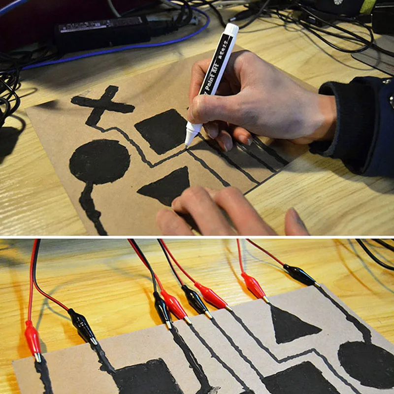 1 шт. проводной DIY чернильная ручка быстро сохнут электронная схема нарисовать