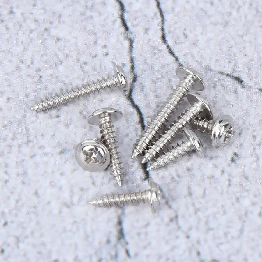 400 шт. набор нарезных винтов резьбовые вставки никелированная углеродистая сталь