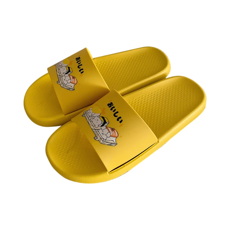 

New Style Slippers Female Summer Indoor Home with Anti-skid Bathroom Bath Lovely Cartoon Cool Slippers Flat Slippers for Women