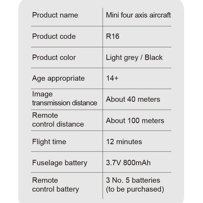 

R16 Mini Drone with Camera HD 4k Dual Cameras Dron Foldable RC Quadcopter Drones Height Hold Wifi 1080P Fpv Drone Kids Cool Toys