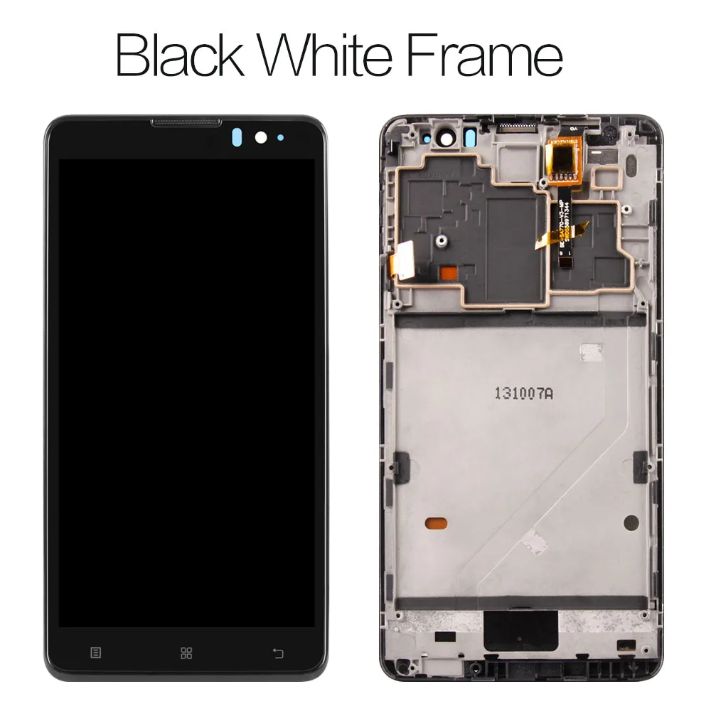 Screen with frame Для lenovo S898T lcd 5,3 дюймов 1280x720 дисплей для lenovo S898T S898 lcd кодирующий преобразователь сенсорного экрана в сборе - Цвет: Screen with frame
