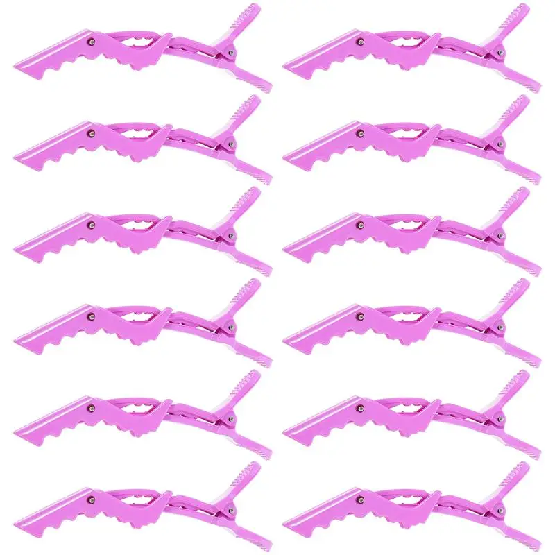 

12pcs Professional Sectioning Clips Salon Alligator Haircut Accessories