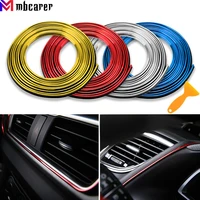 5m car interior mouldings part decoration strip car door dashboard air outlet steering strips for car car accessories interior
