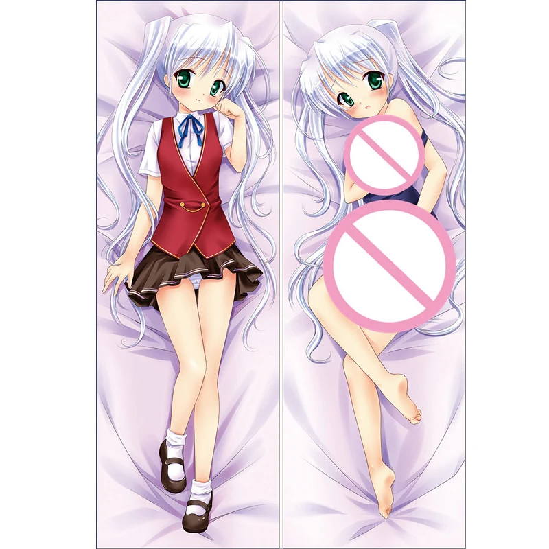 MMF galgame артериальные персонажи Sendou Erika &amp Tougi Shiro Kuze Kiriha наволочка аниме дакимакура