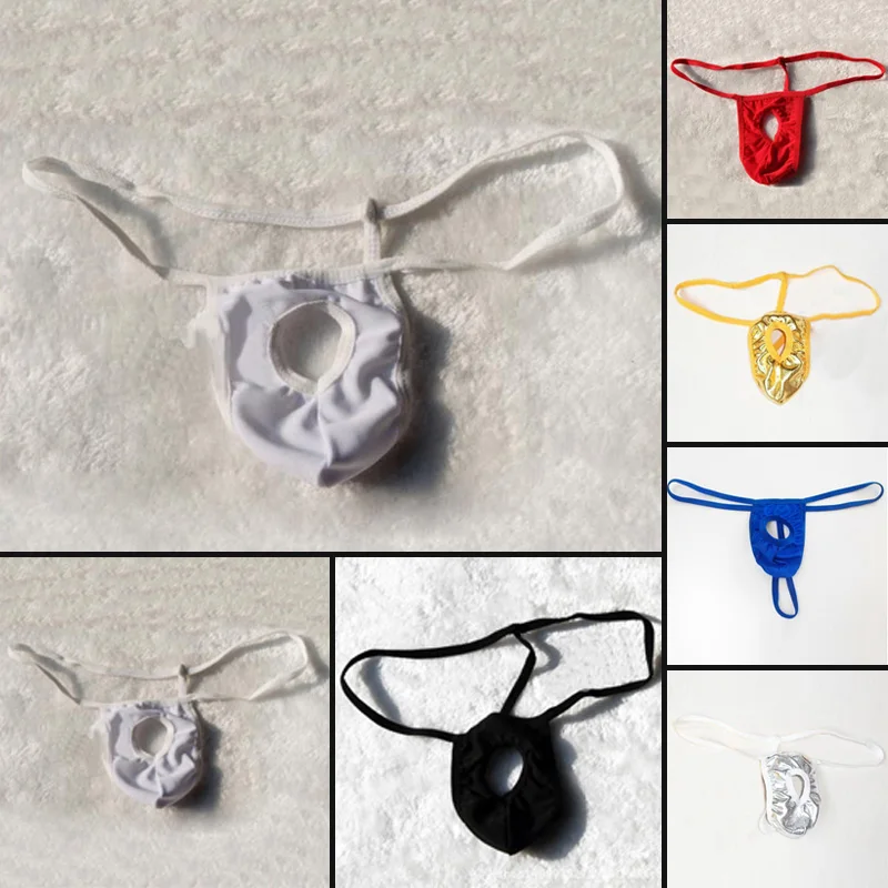 Новинка 2019 простые стринги мужское сексуальное нижнее белье с дырками g-стринги