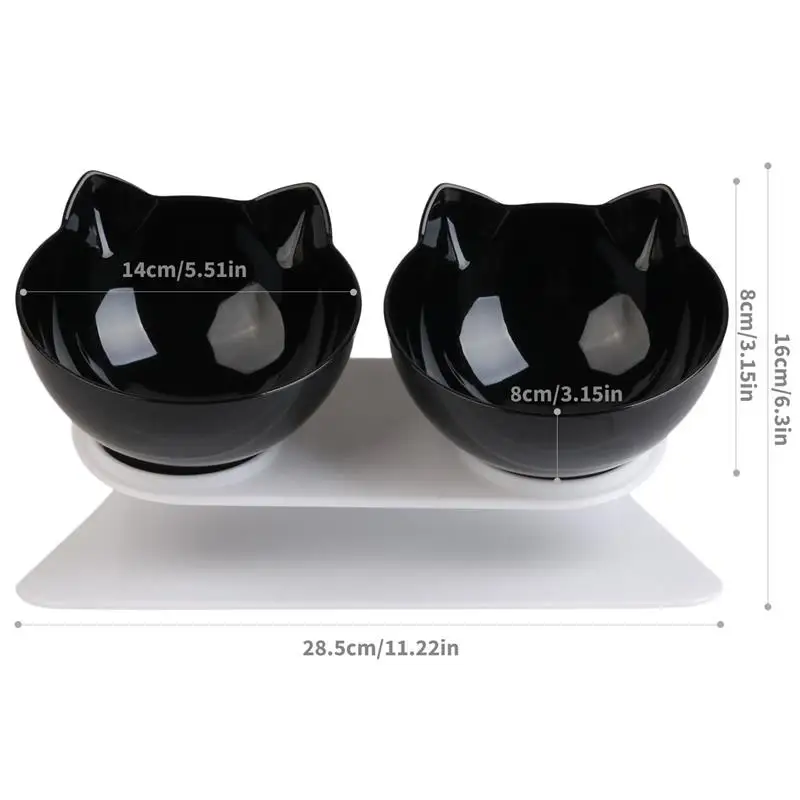 

Pet Bowl Non-slip Neck Protection Dog Food Bowl Cat Food Bowl with Food Scoop