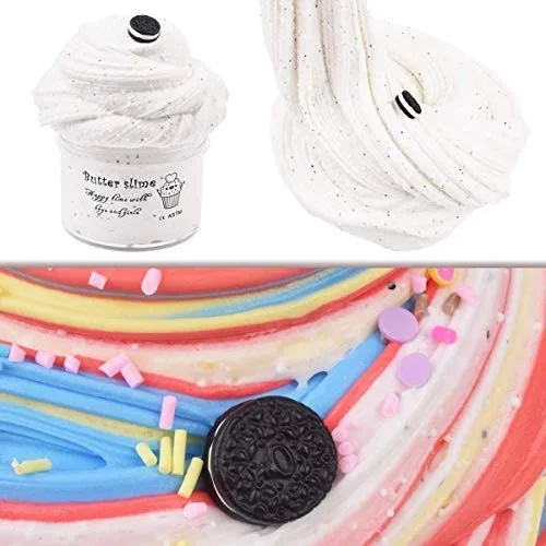 4 шт. разноцветные смешивающие облако хлопковый слайм мягкие и не липкие детские