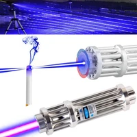 powerful blue laser pointer 450nm laser flashlight high power burning matchburning cigarcandlehunting laser