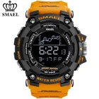 Часы наручные BASID Мужские Цифровые, спортивные водонепроницаемые в стиле милитари, с секундомером, 1802