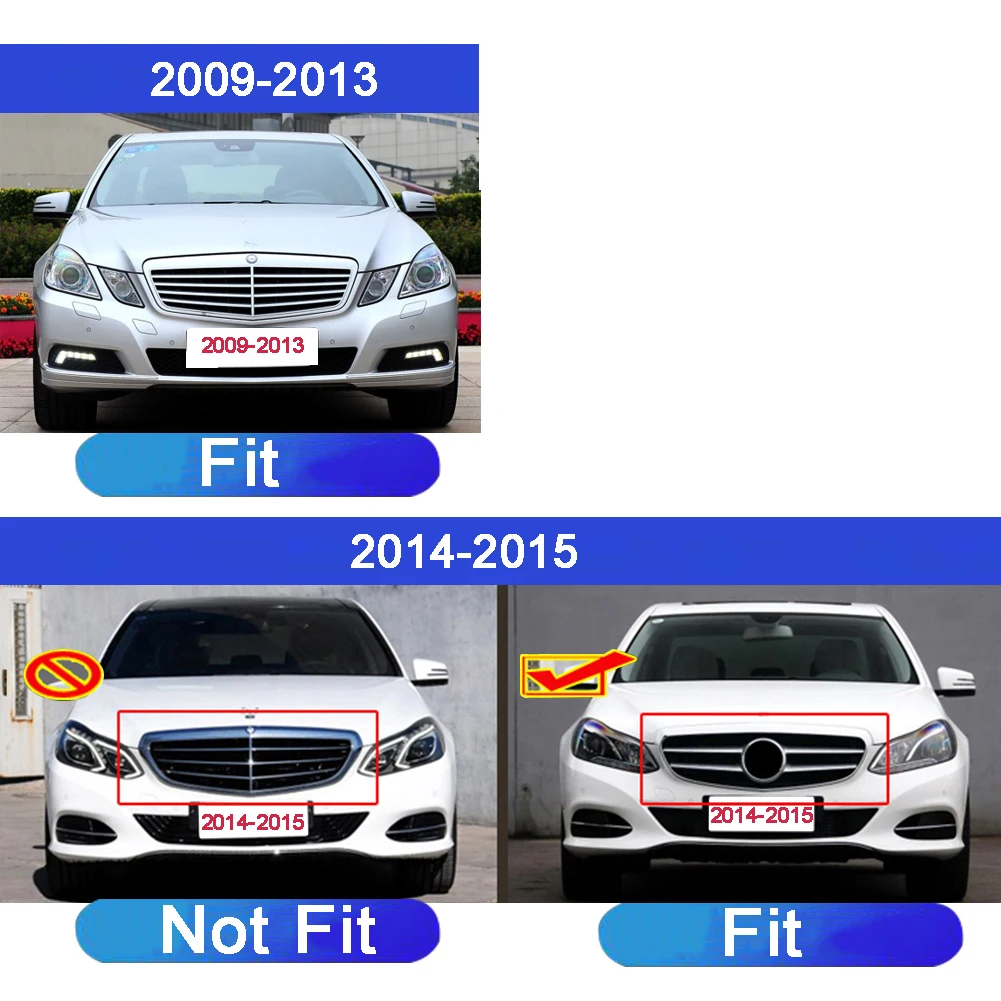Передняя решетка бампера для Mercedes Benz E Class W212 2009 2010 2011 2012 2013 2014 2015|Гоночные решетки|