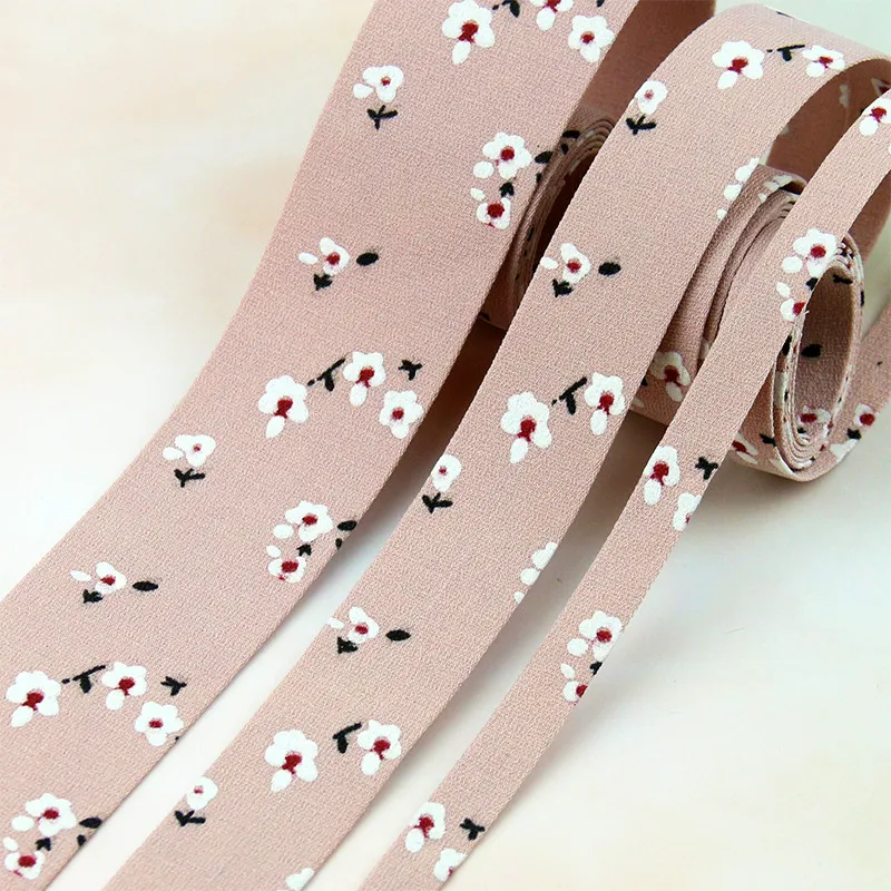 20 метров Цветущая тканевая лента с цветочным принтом складывающаяся DIY для