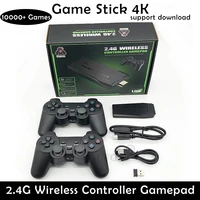 4k games usb 2 4g wireless console 10000 classic game stick video game 8 bit mini retro controller hdmi compatible dual gamepad