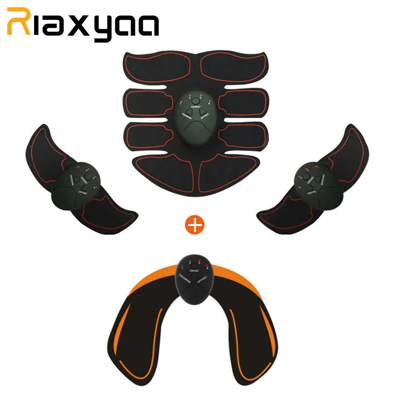 Стимулятор мышц EMS беспроводной унисекс тренажер для пресса электрический