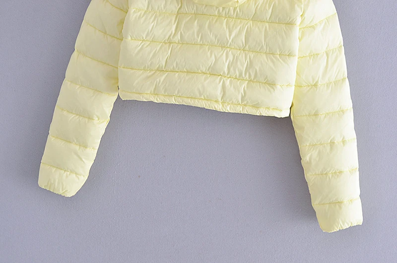 Красивая Европейская зимняя женская парка с капюшоном популярная Однотонная