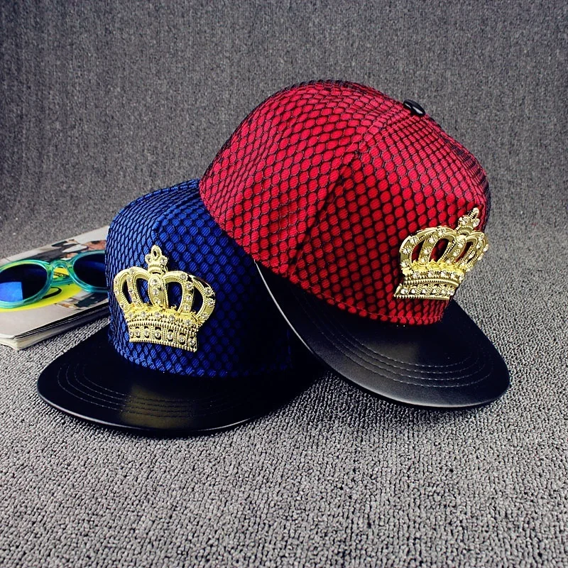 Продукция Crown Snapback бейсбольная плоская шляпа модная спортивная индийская в стиле
