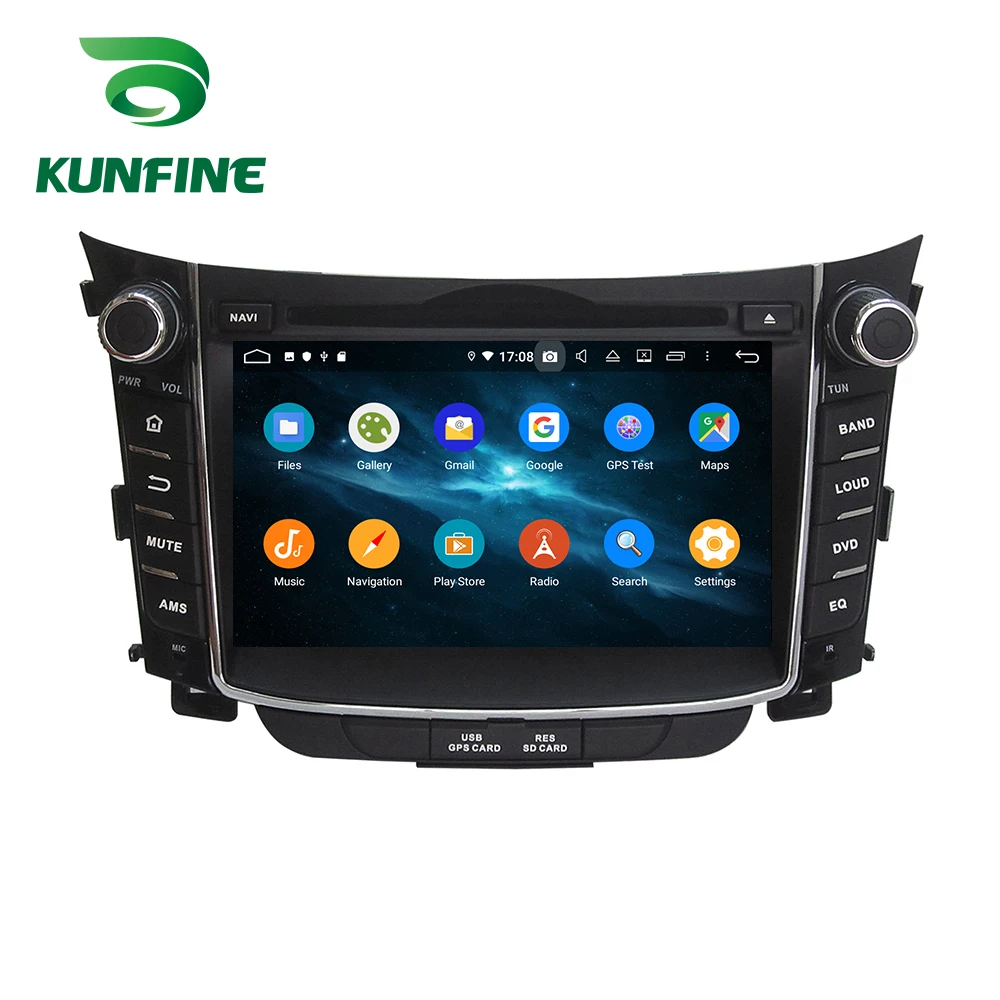 Android 9,0 Восьмиядерный 4 Гб ОЗУ 64 Гб ПЗУ автомобильный DVD gps мультимедийный плеер стерео для HYUNDAI I30 2011- радио головное устройство