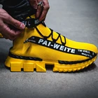 Кроссовки-носки мужские высокие, дышащие спортивные, обувь для бега, большие размеры 39-46, весна 2022