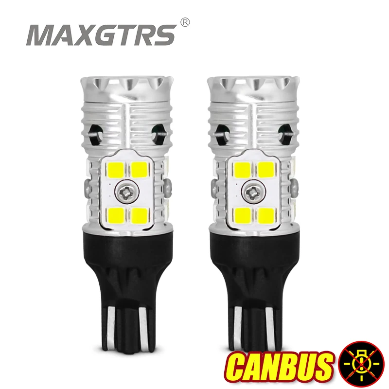 2X 1500Lm W16W T15 Светодиодный лампочки Canbus OBC Error Free светодиодный запасной светильник 921