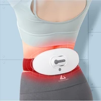 tens ems infrared heating hot compress waist massager relieves lumbar muscle strain wireless remote massage home relaxation tool